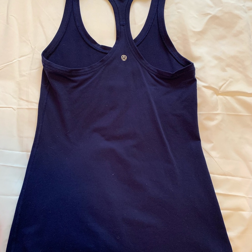 Navy Blue Lululemon Racerback - Picture 2 of 3